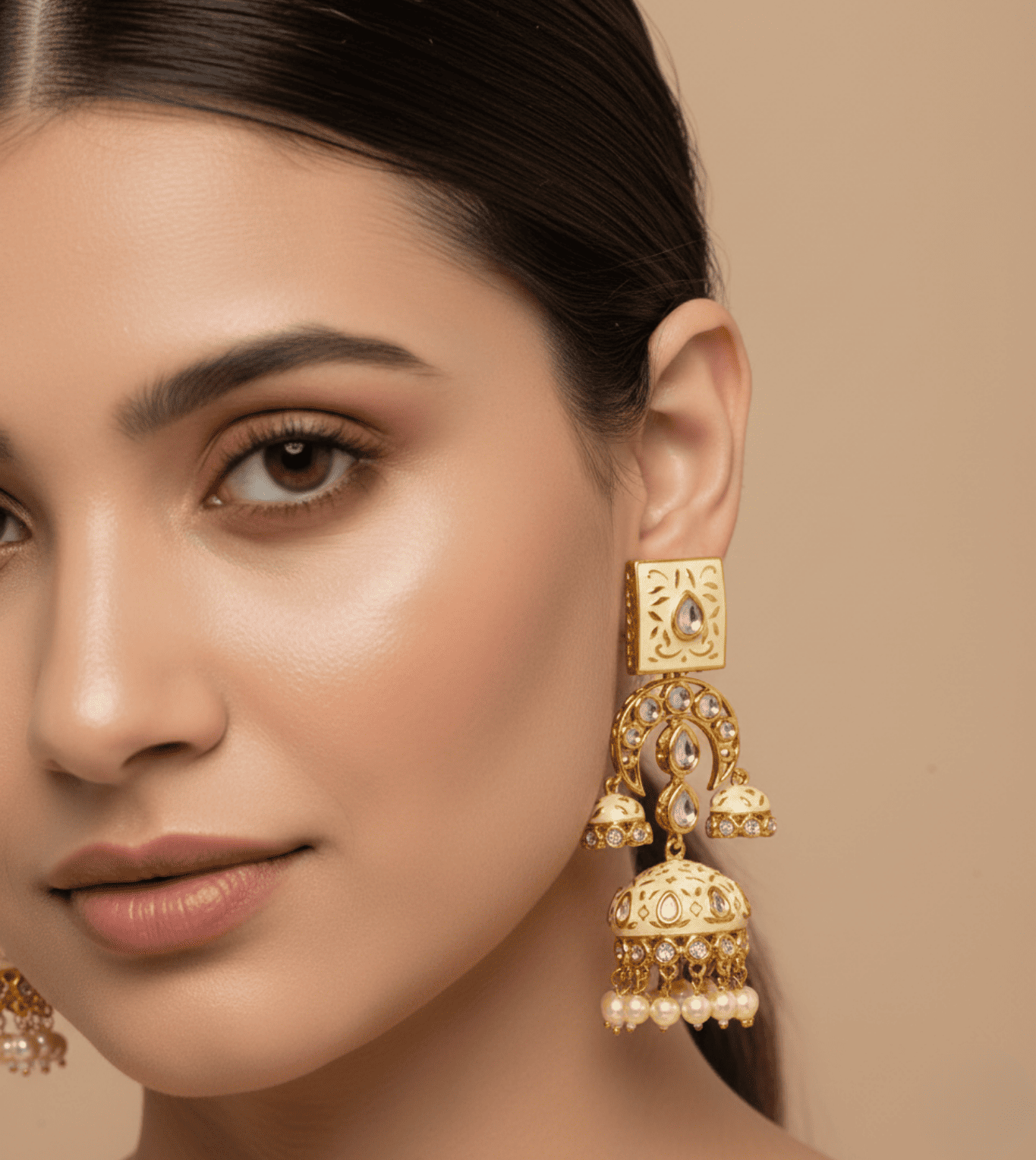 Artificial Jhumka - 24k Gold Plated Jhumka | The Jewellery Vault