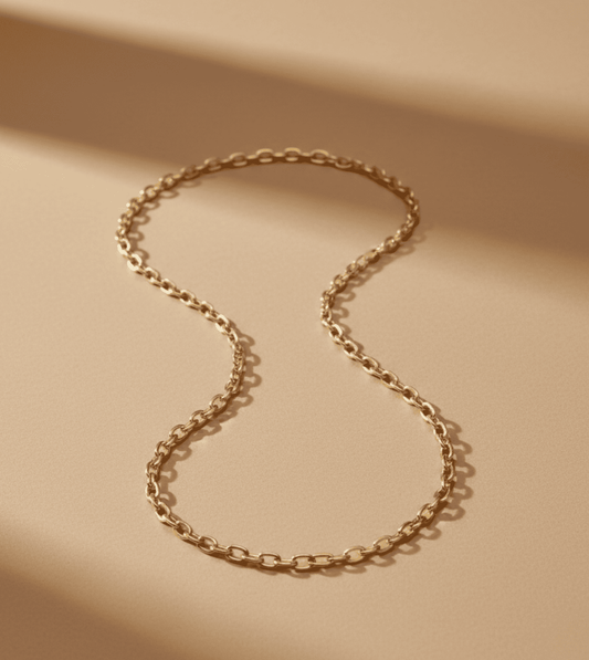 24Kt Gold Plated Cool Look Chain - 24k Gold Plated Designer Jewellery | The Jewellery Vault