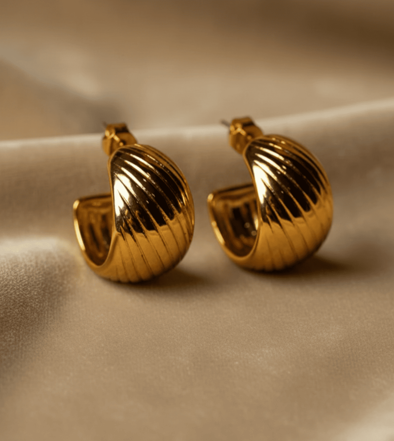 Latest Circle Design Tops - 24k Gold Plated Earing | The Jewellery Vault