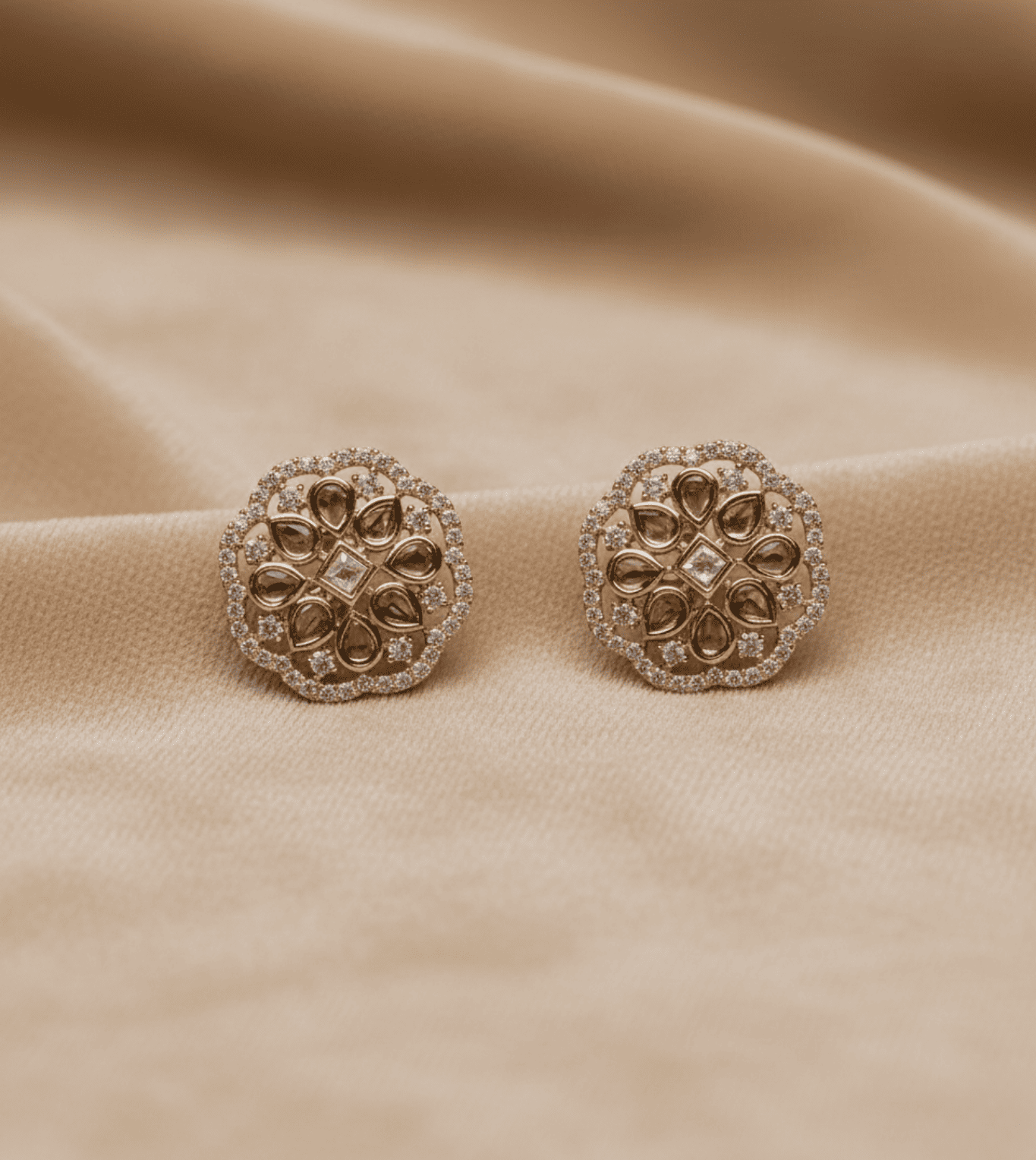 Party Wear Tops - 24k Gold Plated Earing | The Jewellery Vault