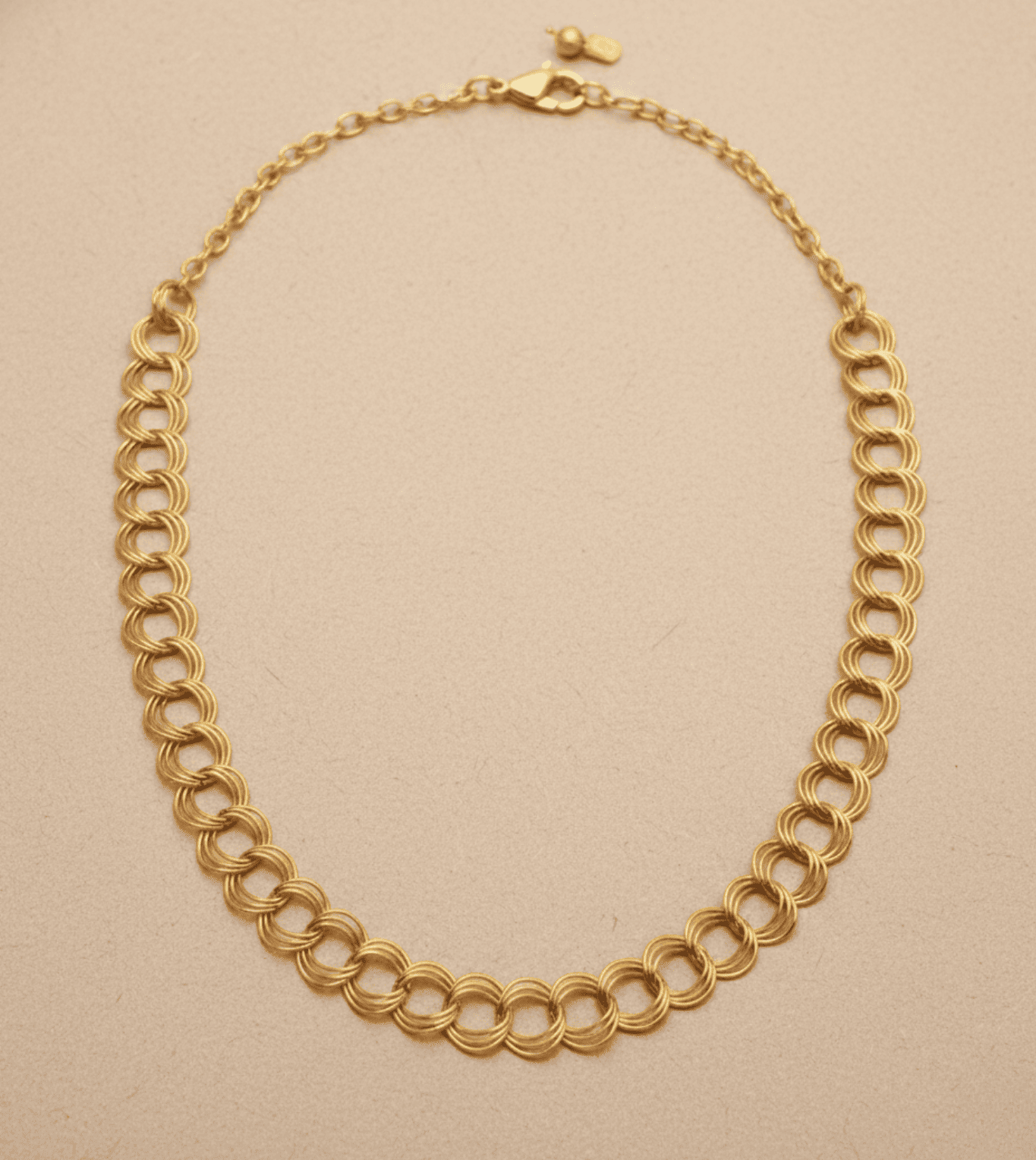 24Kt Gold Plated Heavy Divider Mens Chain - 24k Gold Plated Designer Jewellery | The Jewellery Vault