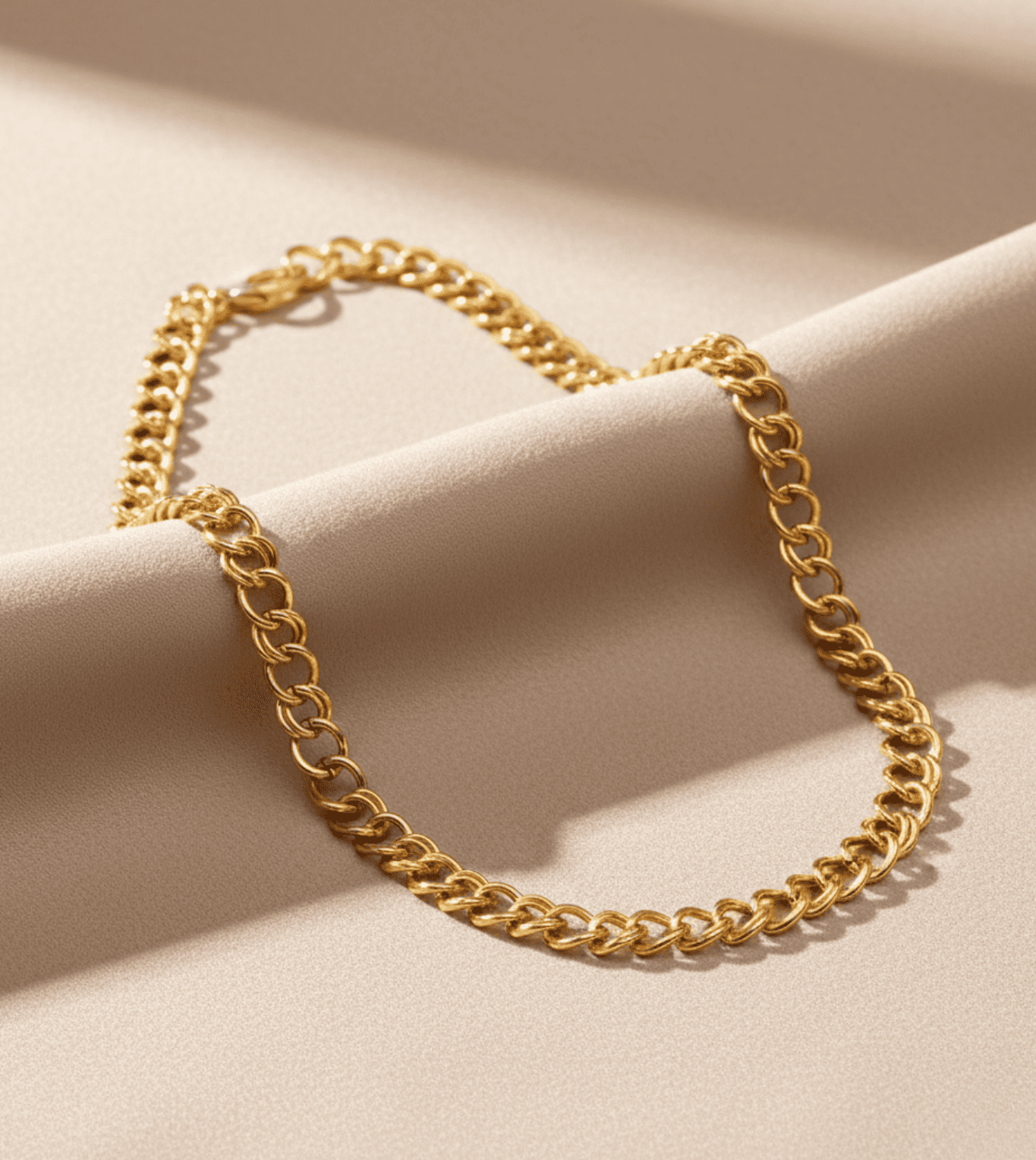 24Kt Gold Plated Heavy Divider Mens Chain - 24k Gold Plated Designer Jewellery | The Jewellery Vault