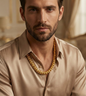 24Kt Gold Plated Heavy Chunky Mens Chain - 24k Gold Plated Designer Jewellery | The Jewellery Vault
