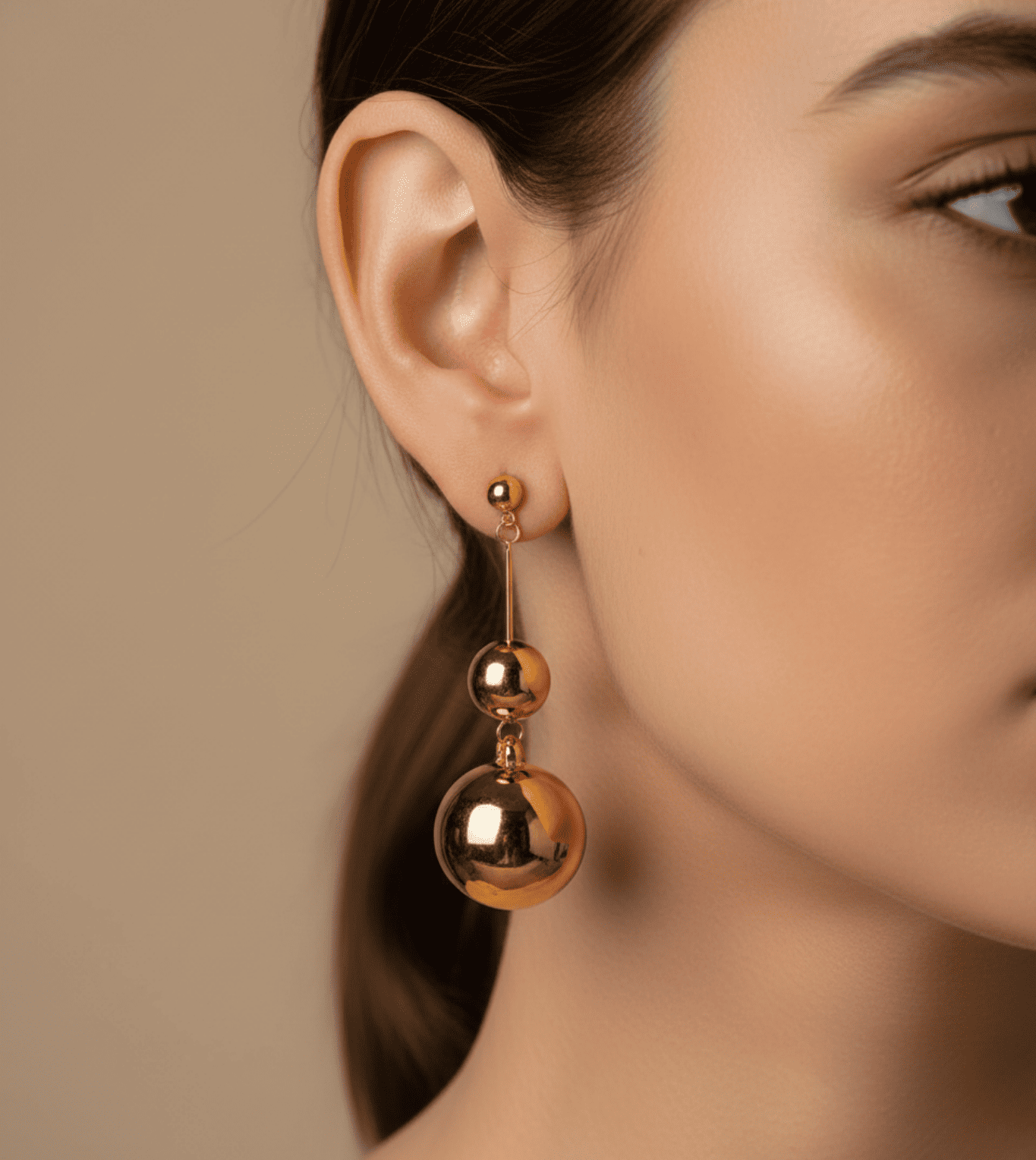 Drop Design Hanging - 24k Gold Plated Earing | The Jewellery Vault