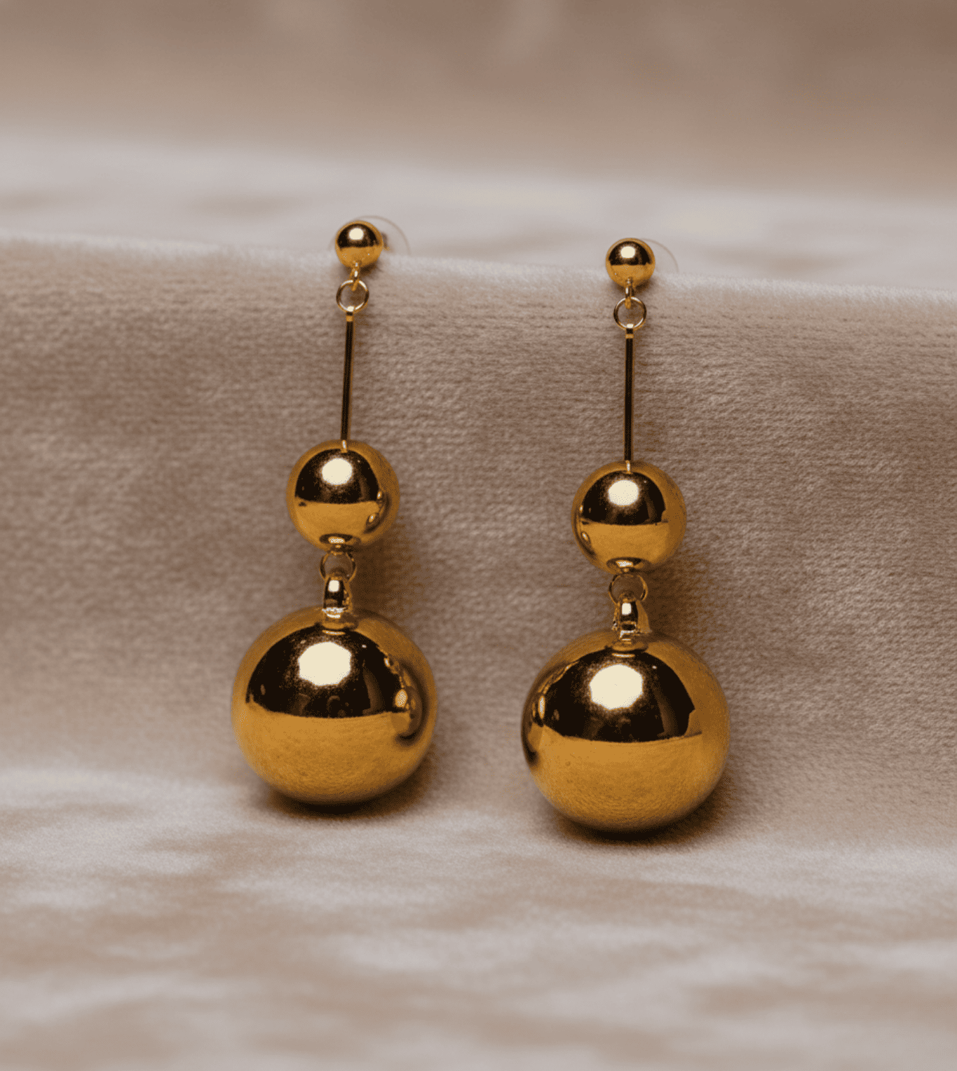 Drop Design Hanging - 24k Gold Plated Earing | The Jewellery Vault