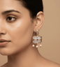 Unique Design Hanging - 24k Gold Plated Earing | The Jewellery Vault