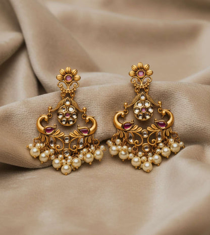 Designer Jhumka - 24k Gold Plated Jhumka | The Jewellery Vault