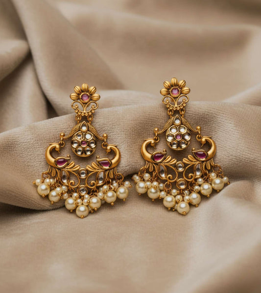 Designer Jhumka - 24k Gold Plated Jhumka | The Jewellery Vault