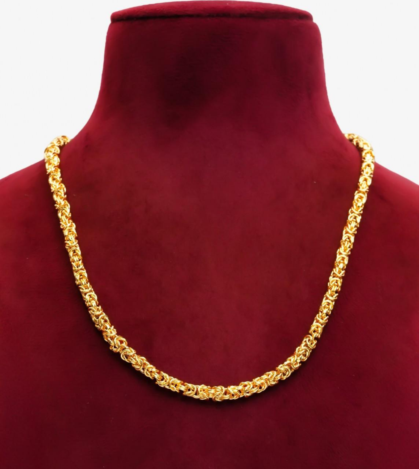 24Kt Gold Plated Design Chain - 24k Gold Plated Designer Jewellery | The Jewellery Vault
