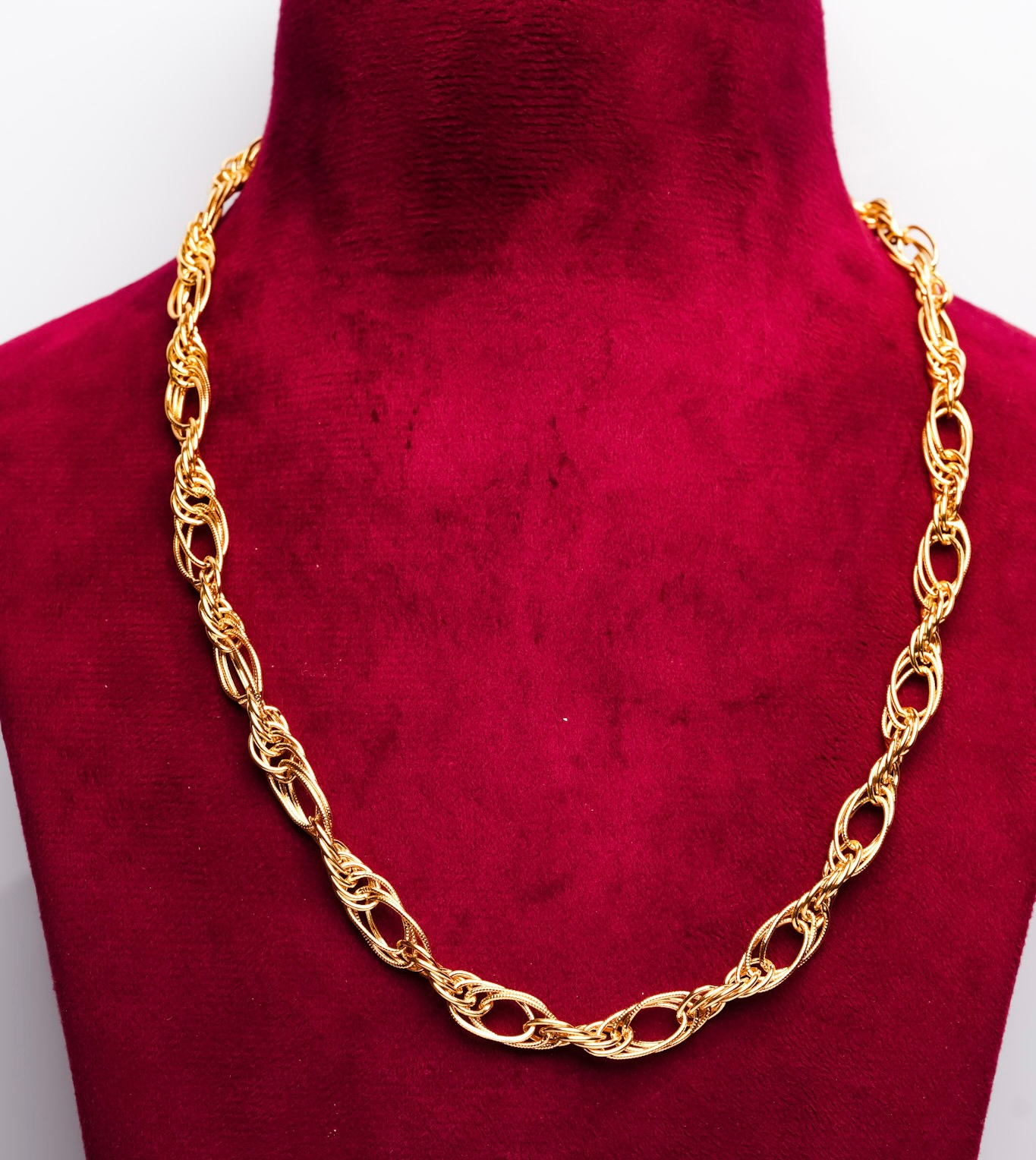 24Kt Gold Plated Snake Design Ladies Chain - 24k Gold Plated Designer Jewellery | The Jewellery Vault