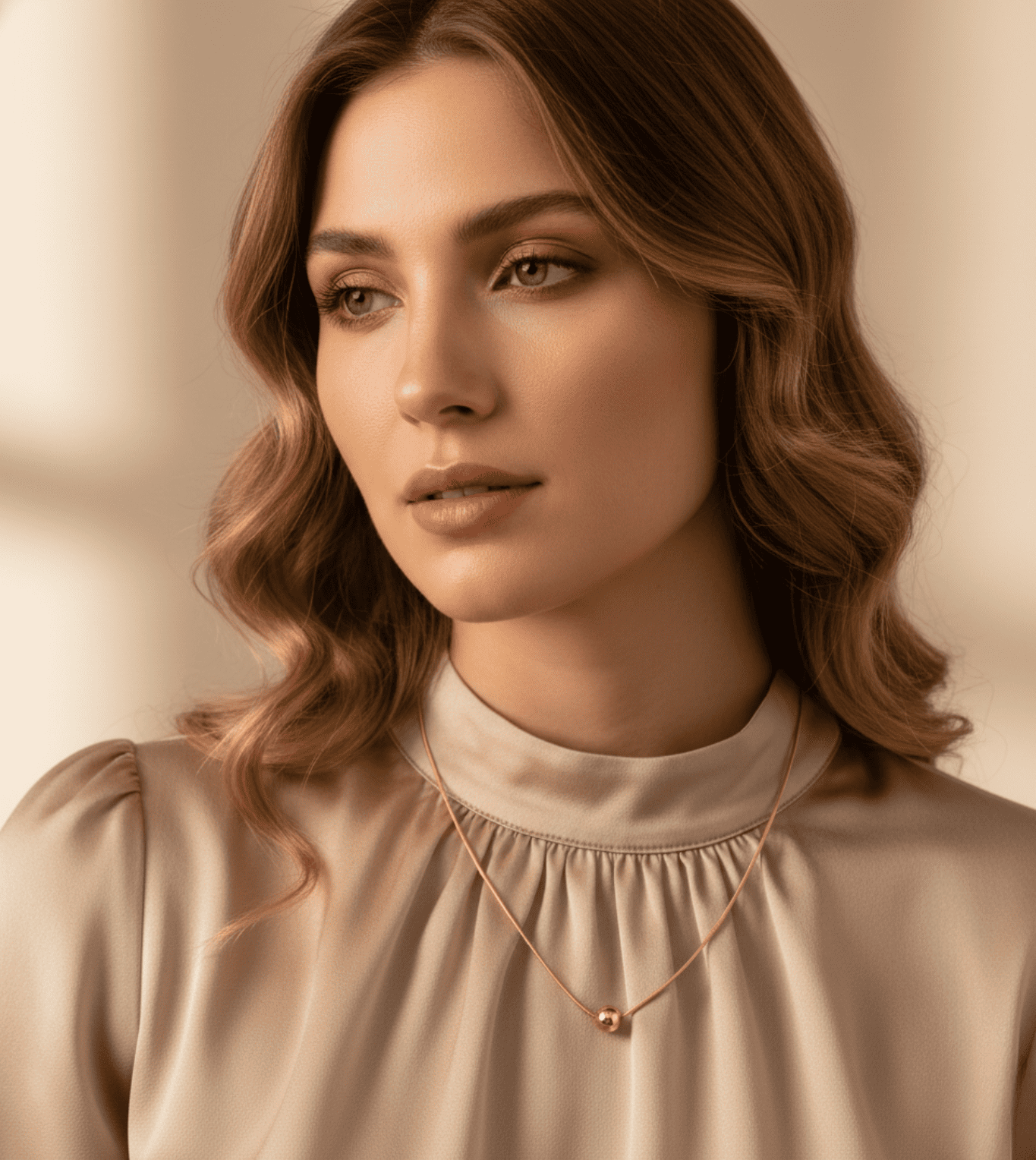 24kt Gold Plated Unique Pearl Women Chain - 24k Gold Plated Designer Jewellery | The Jewellery Vault