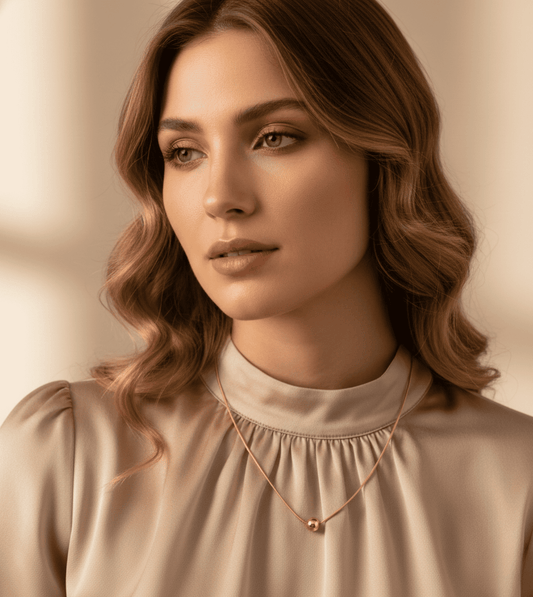 24kt Gold Plated Unique Pearl Women Chain - 24k Gold Plated Designer Jewellery | The Jewellery Vault